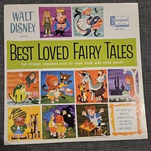 Vintage 1962 Walt Disney Best Loved Fairytales Vinyl